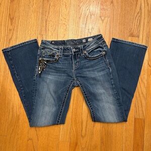 Miss Me Blue Bootcut Jeans